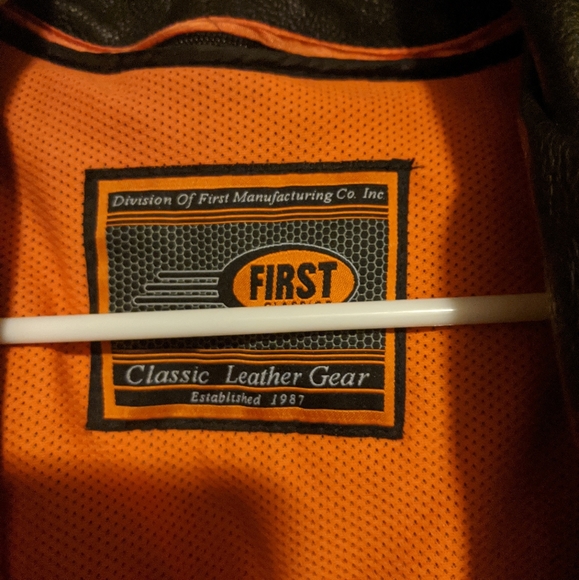 Leather biker jacket - Picture 2 of 2